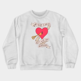 My heart is locked Crewneck Sweatshirt